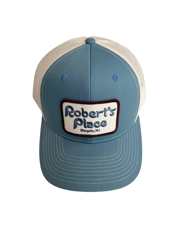 Robert's Place Baseball Logo Trucker Hat
