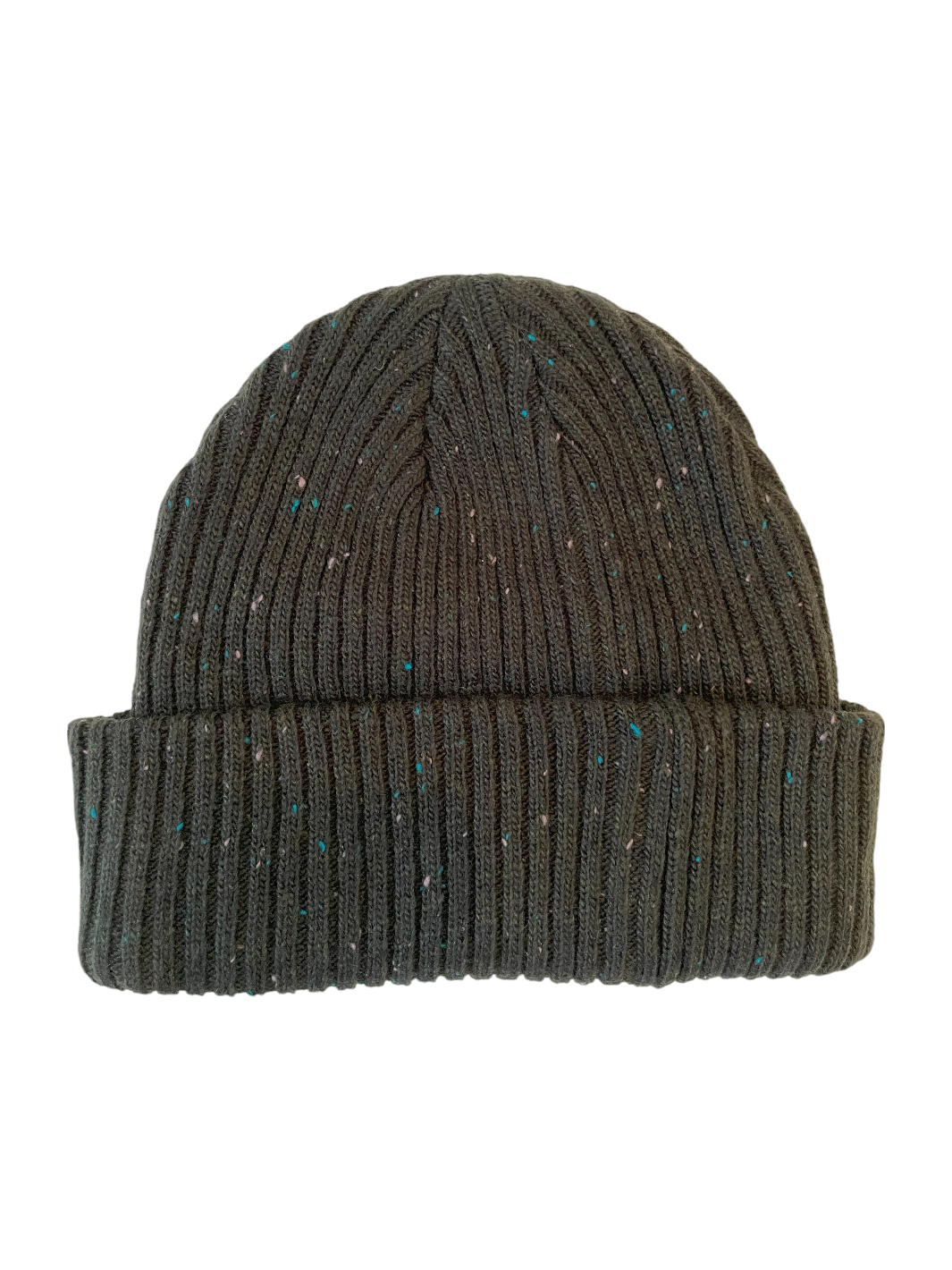 Robert's Place Olive Green Ribbed Beanie Hat
